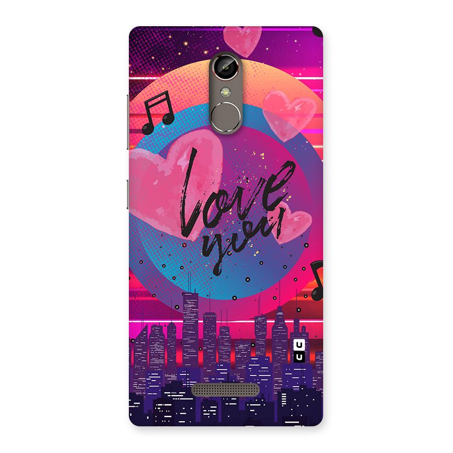 Music City Love Back Case for Gionee S6s