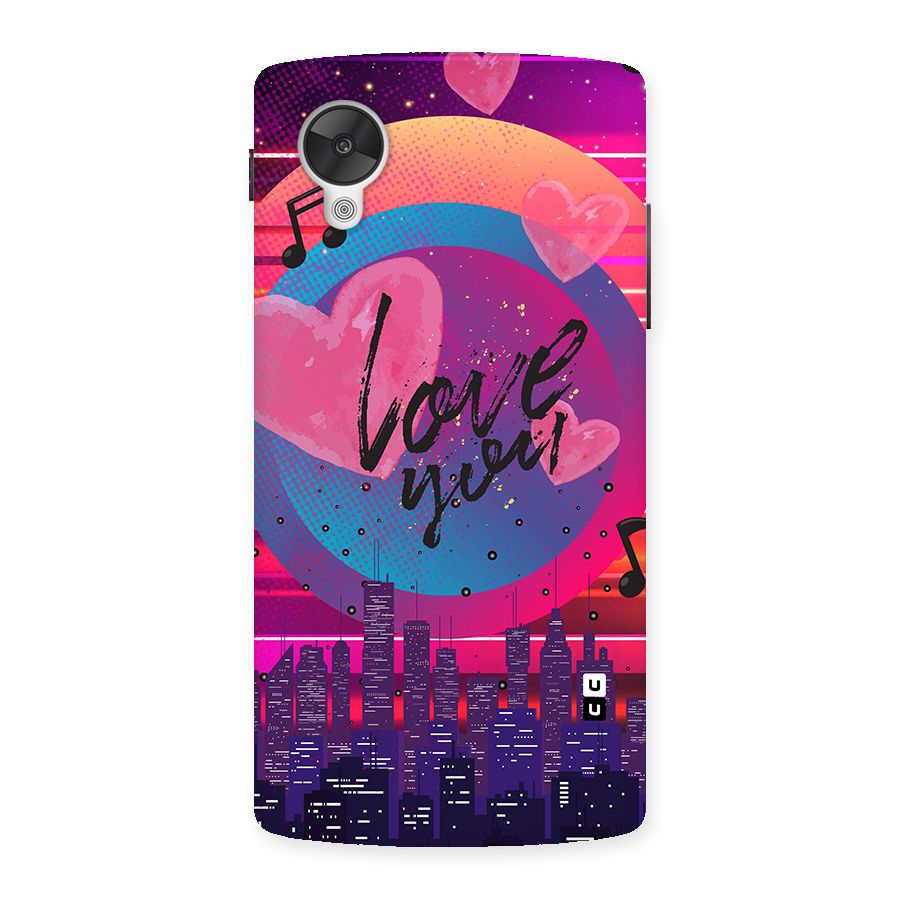 Music City Love Back Case for Google Nexsus 5