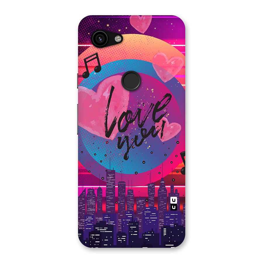 Music City Love Back Case for Google Pixel 3a