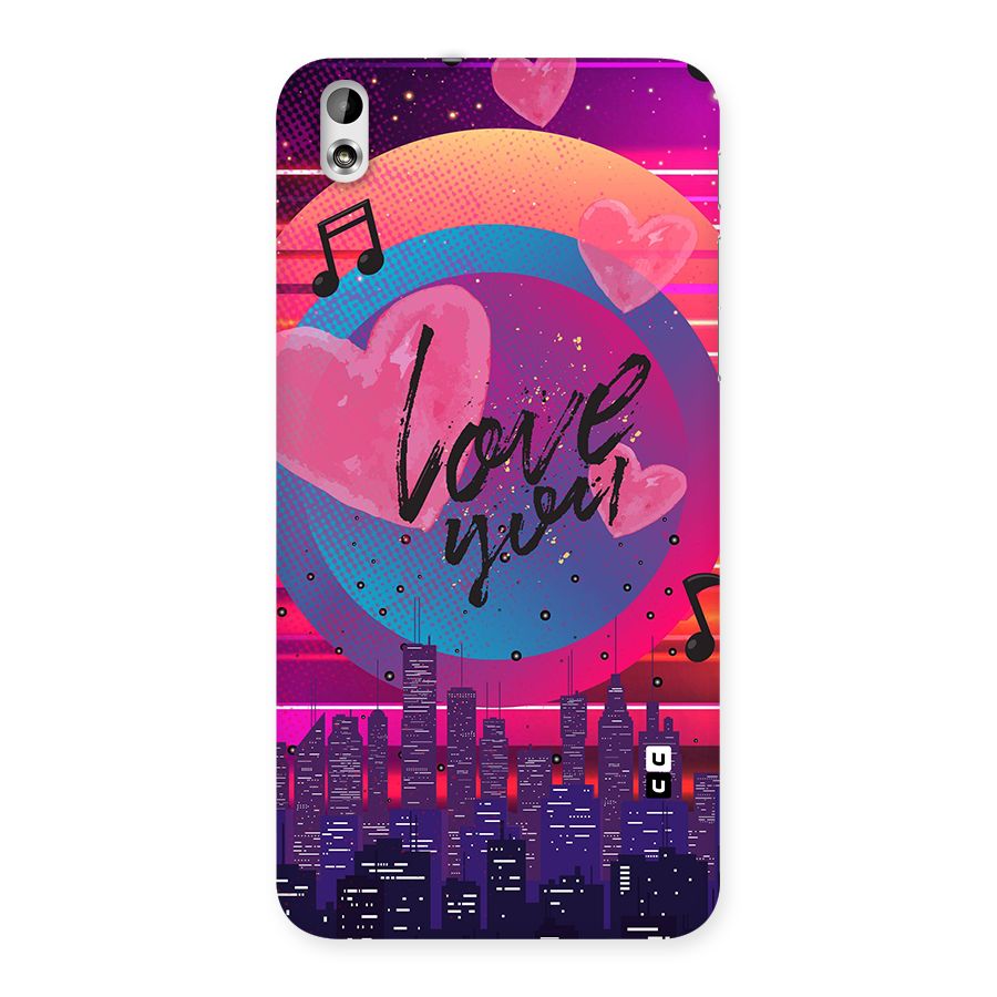 Music City Love Back Case for HTC Desire 816g