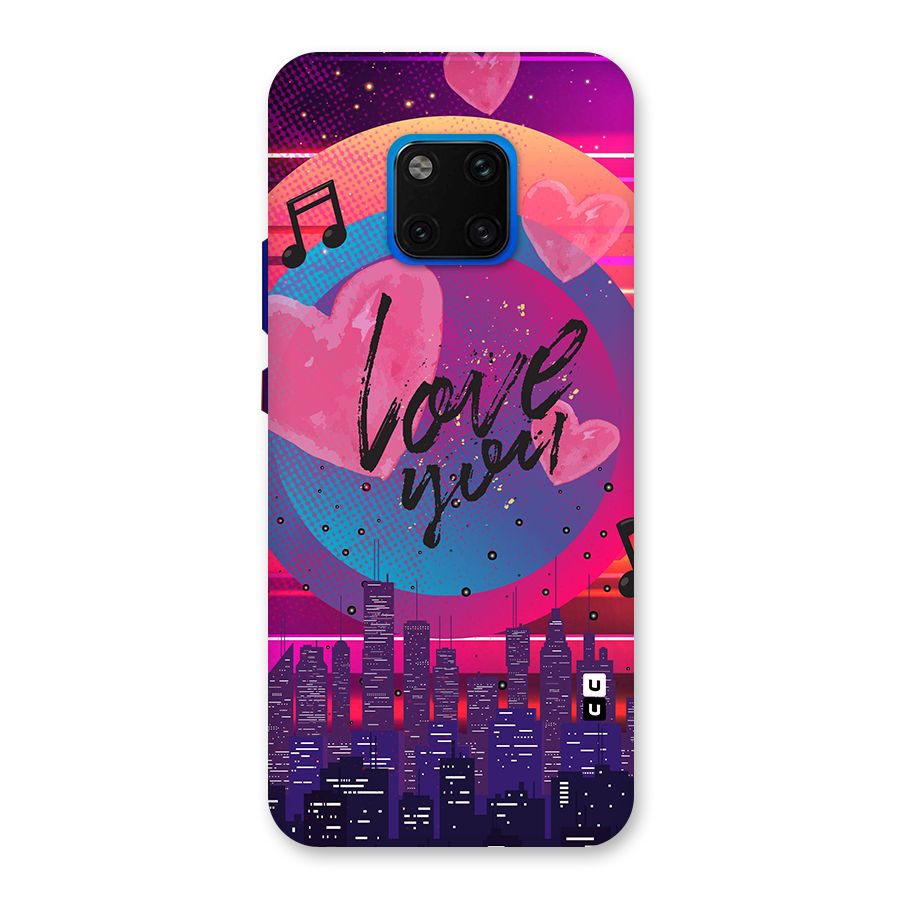Music City Love Back Case for Huawei Mate 20 Pro