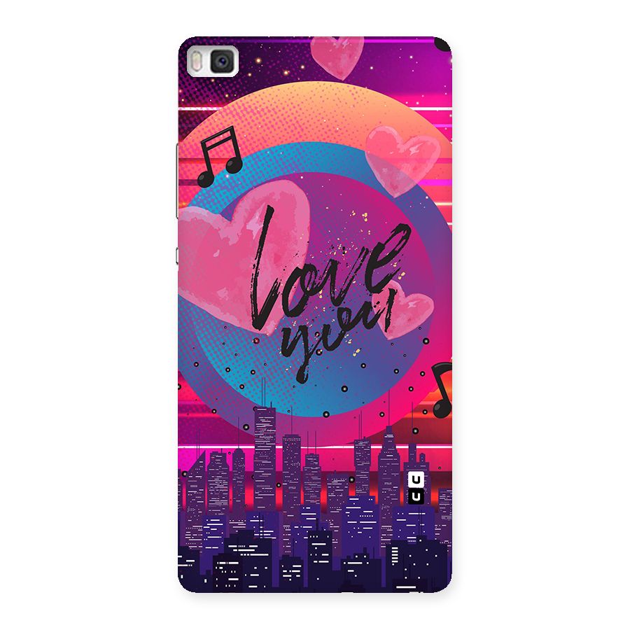 Music City Love Back Case for Huawei P8