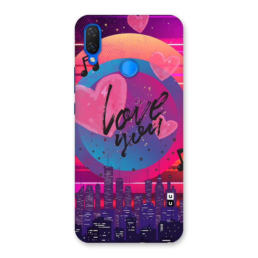 Music City Love Back Case for Huawei P Smart+