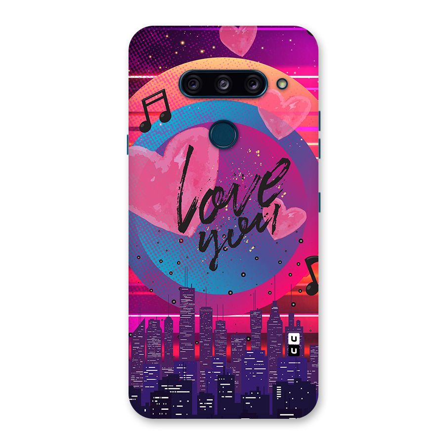 Music City Love Back Case for LG  V40 ThinQ