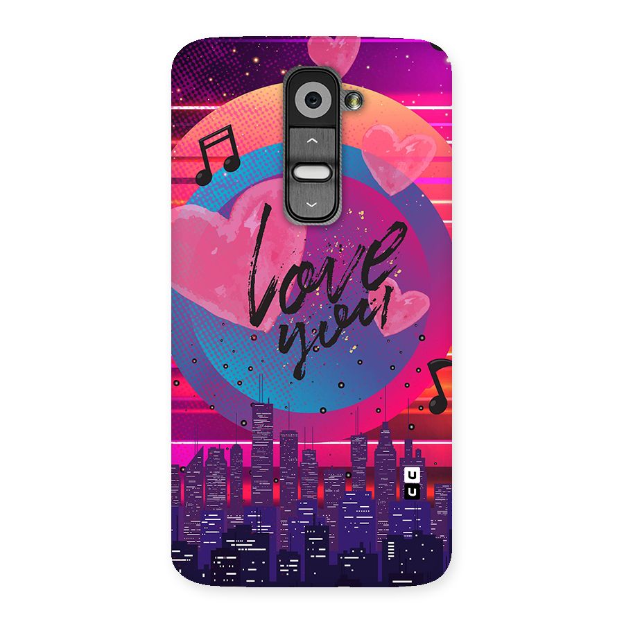 Music City Love Back Case for LG G2