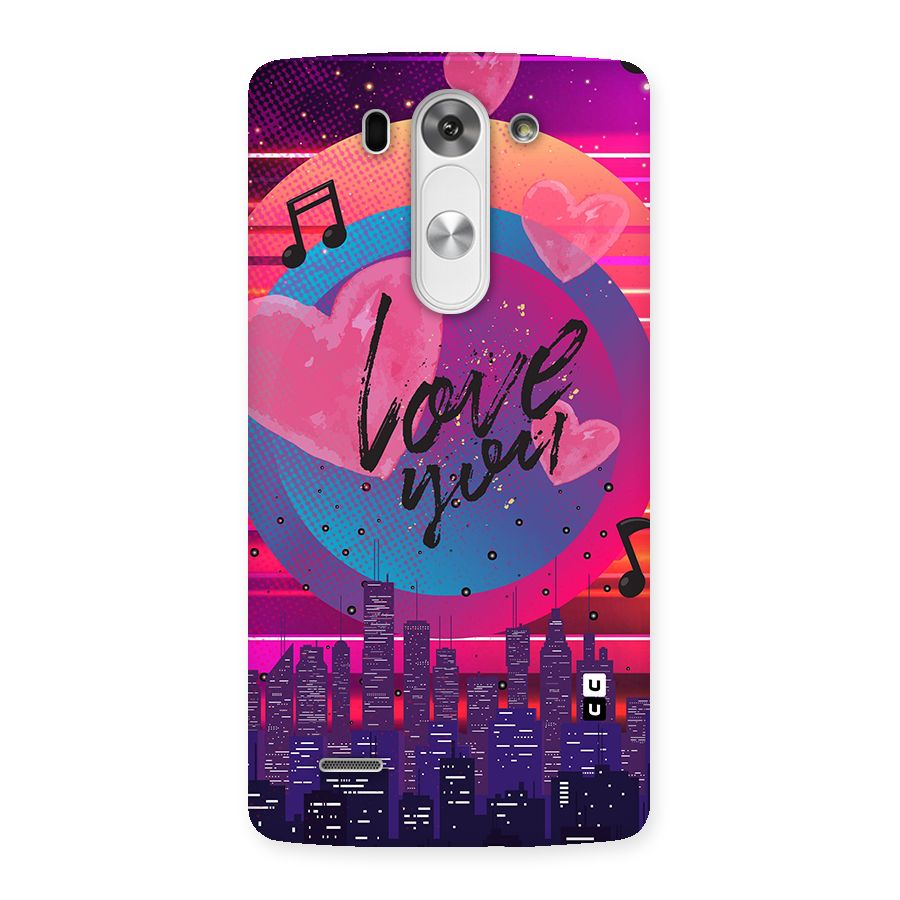Music City Love Back Case for LG G3 Beat