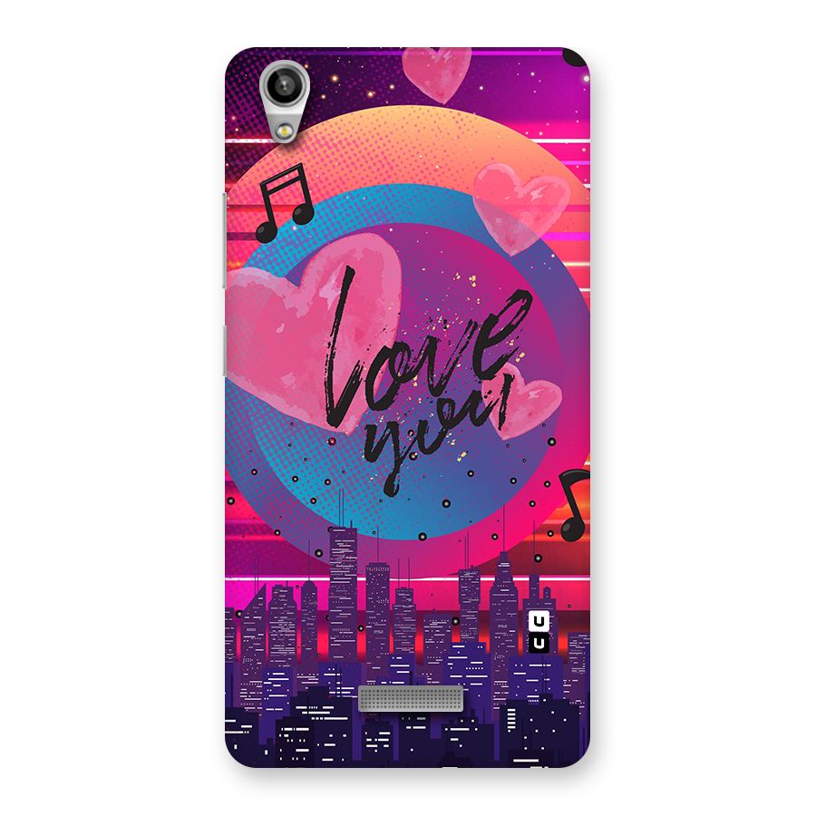 Music City Love Back Case for Lava-Pixel-V1