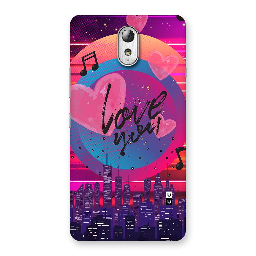 Music City Love Back Case for Lenovo Vibe P1M