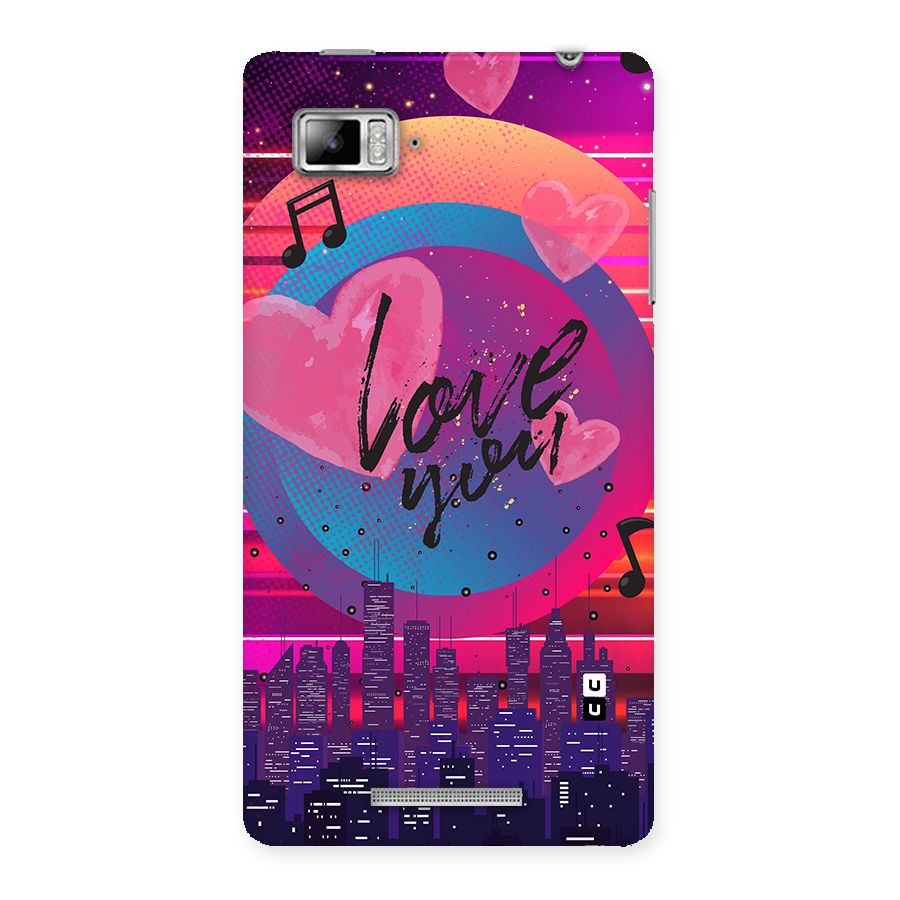 Music City Love Back Case for Lenovo Vibe Z K910