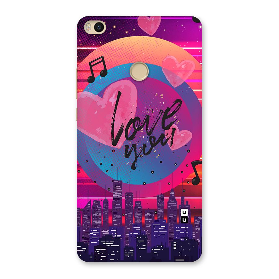 Music City Love Back Case for Mi Max 2
