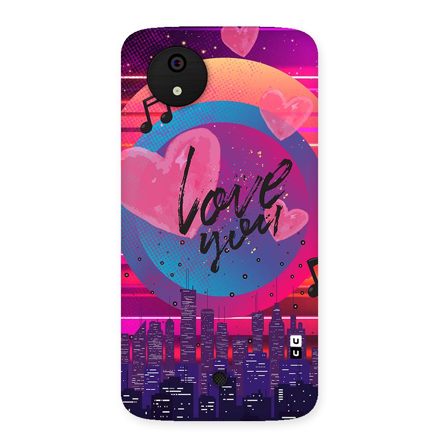 Music City Love Back Case for Micromax Canvas A1