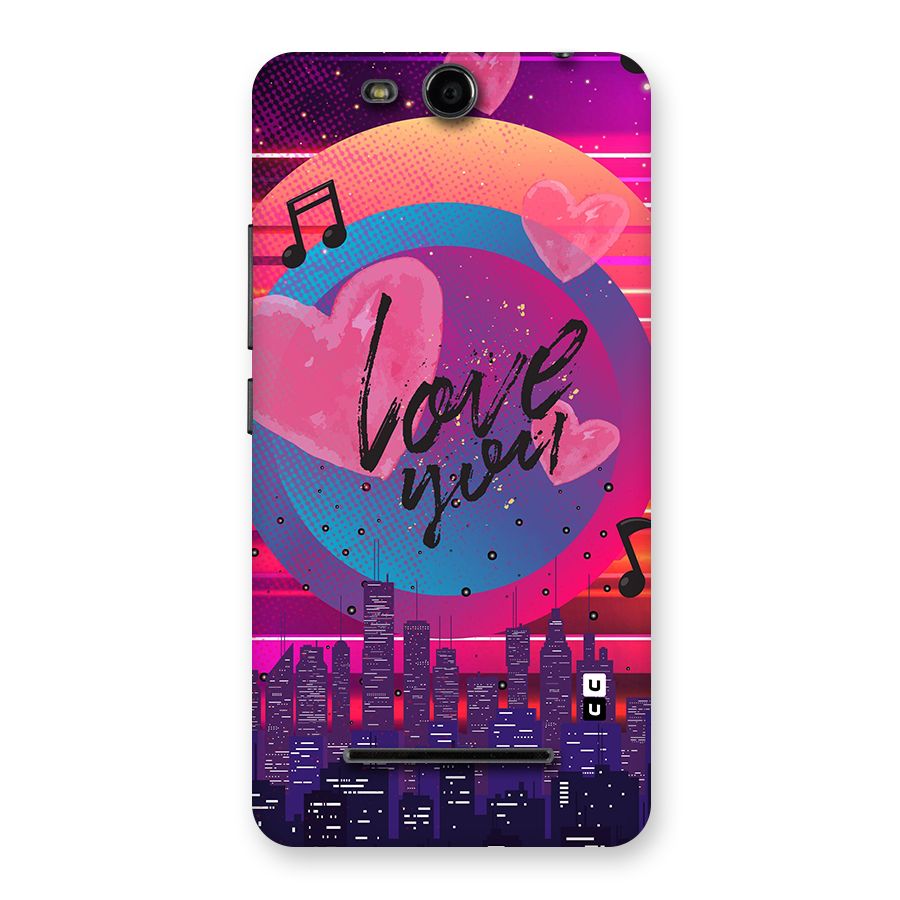 Music City Love Back Case for Micromax Canvas Juice 3 Q392
