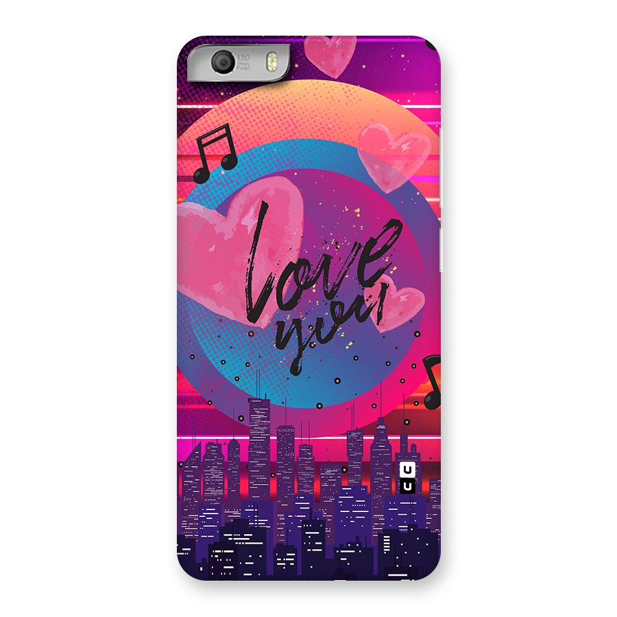 Music City Love Back Case for Micromax Canvas Knight 2