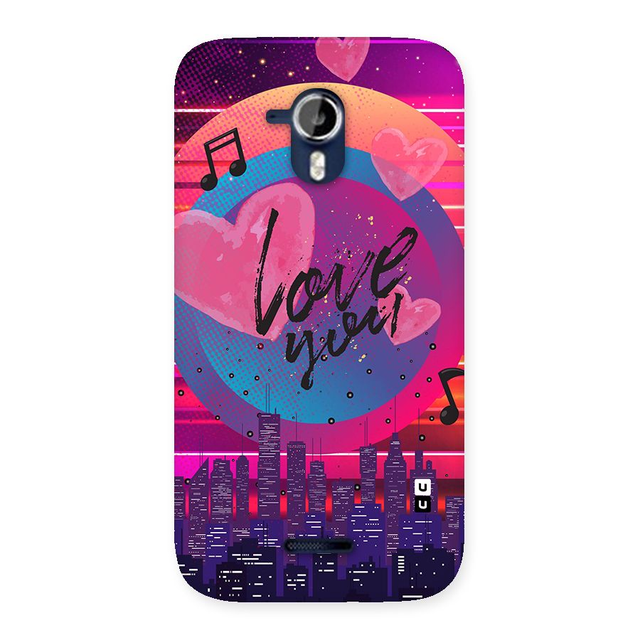 Music City Love Back Case for Micromax Canvas Magnus A117