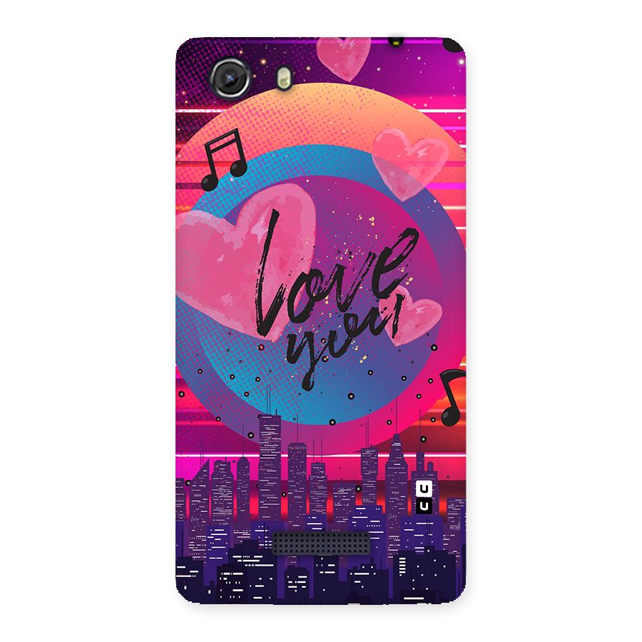 Music City Love Back Case for Micromax Unite 3