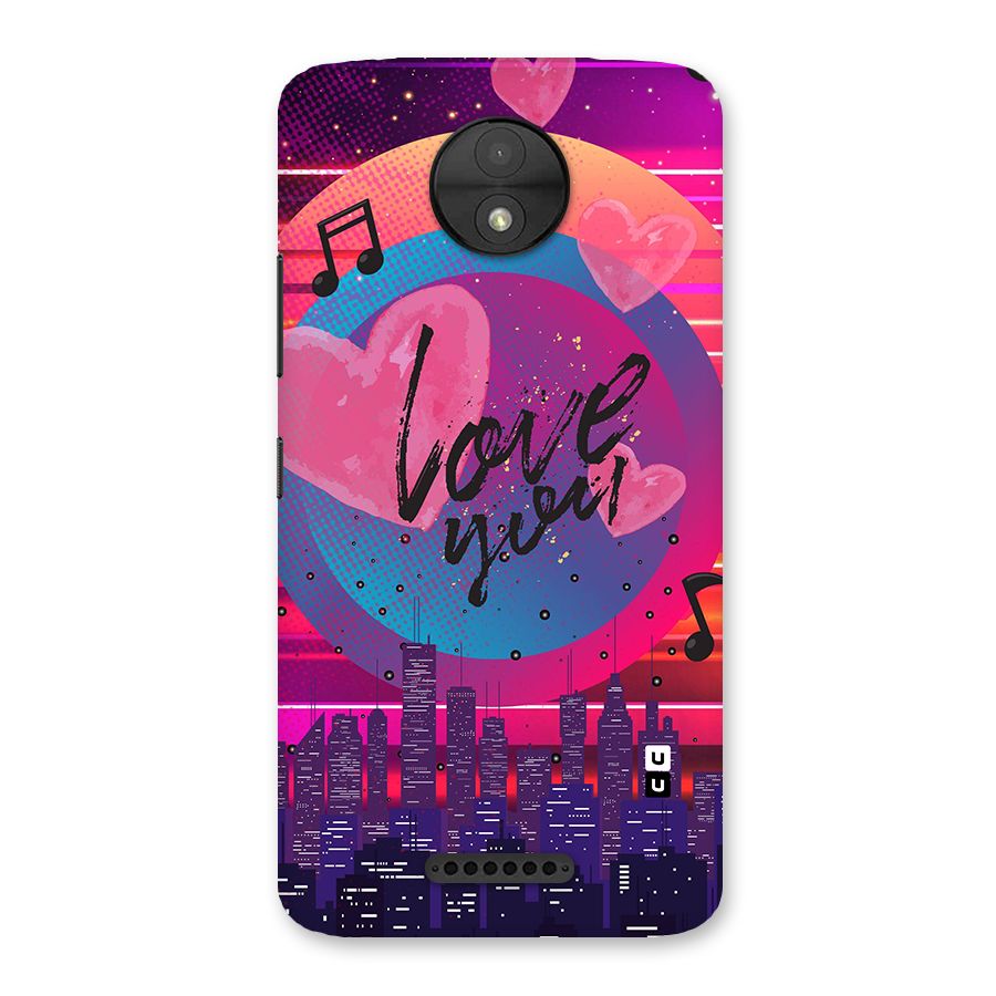 Music City Love Back Case for Moto C