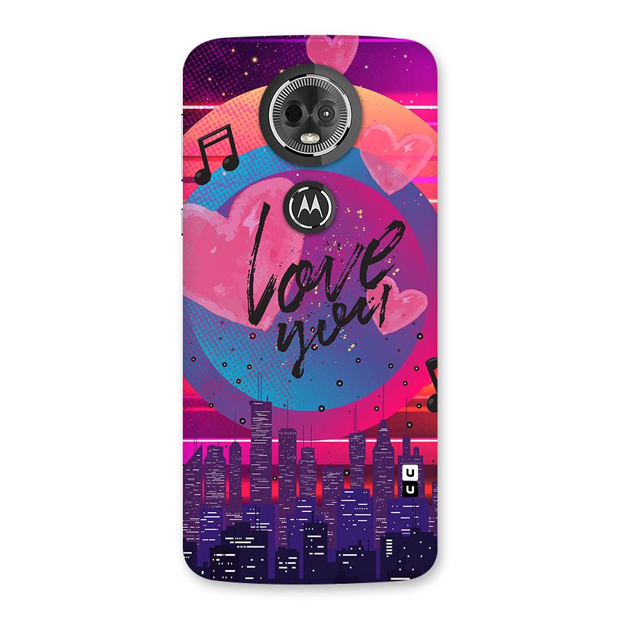 Music City Love Back Case for Moto E5 Plus