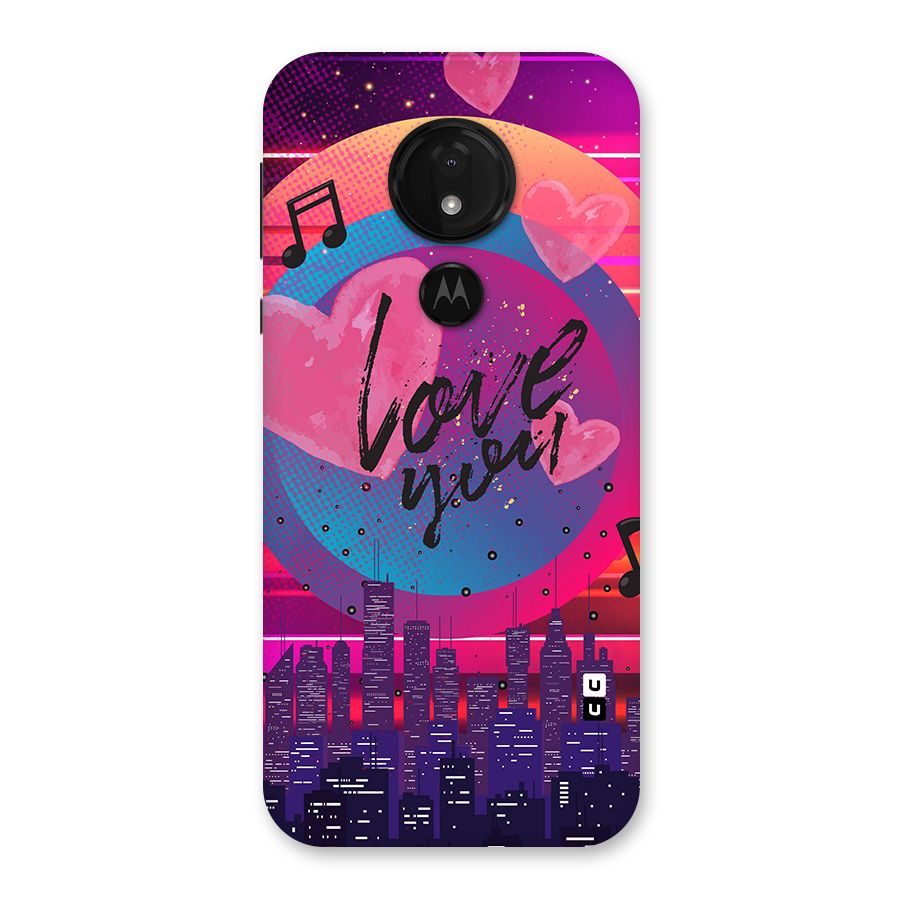 Music City Love Back Case for Moto G7 Power