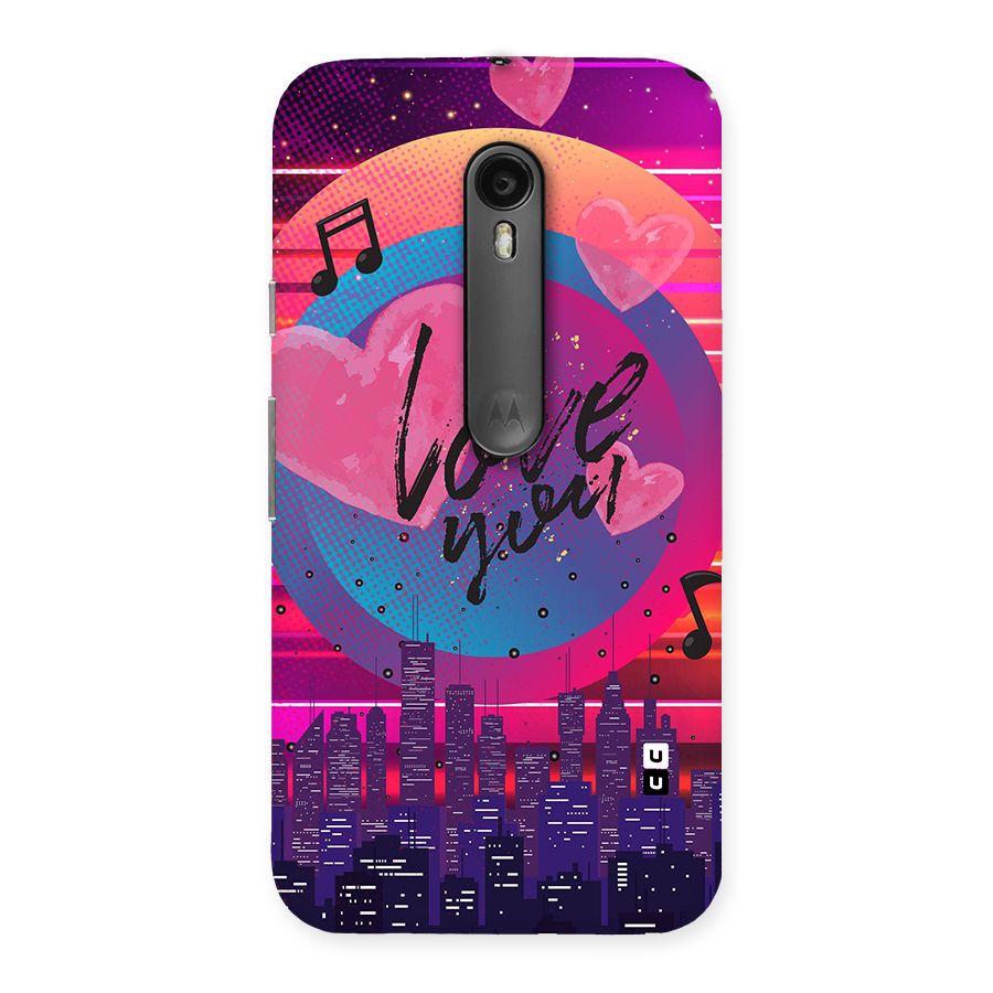Music City Love Back Case for Moto G Turbo