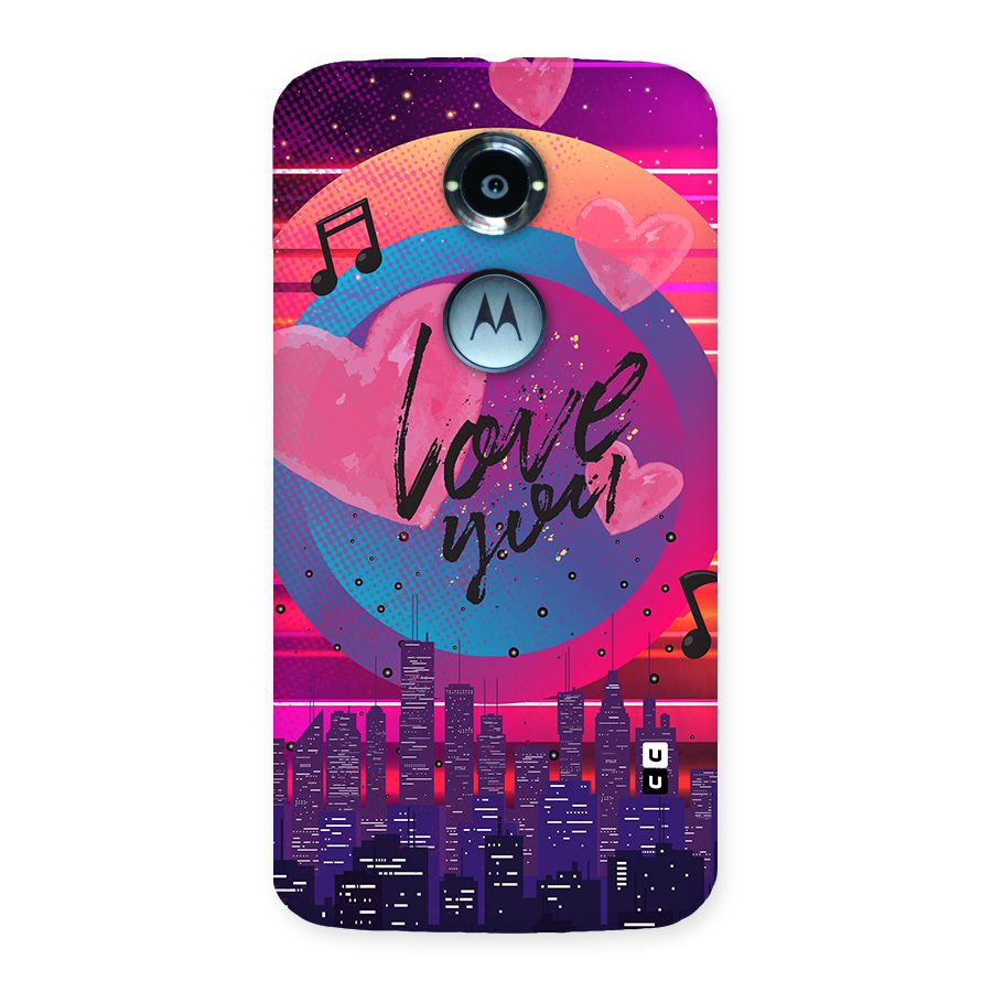 Music City Love Back Case for Moto X 2nd Gen