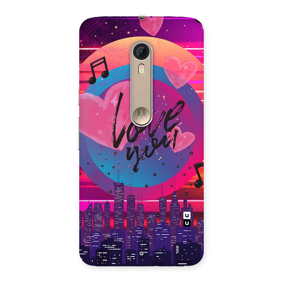 Music City Love Back Case for Motorola Moto X Style