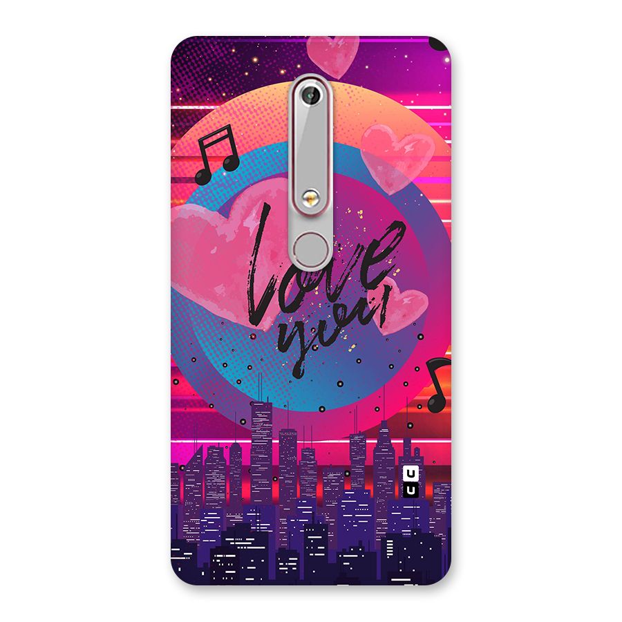 Music City Love Back Case for Nokia 6.1