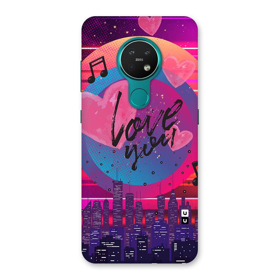 Music City Love Back Case for Nokia 7.2