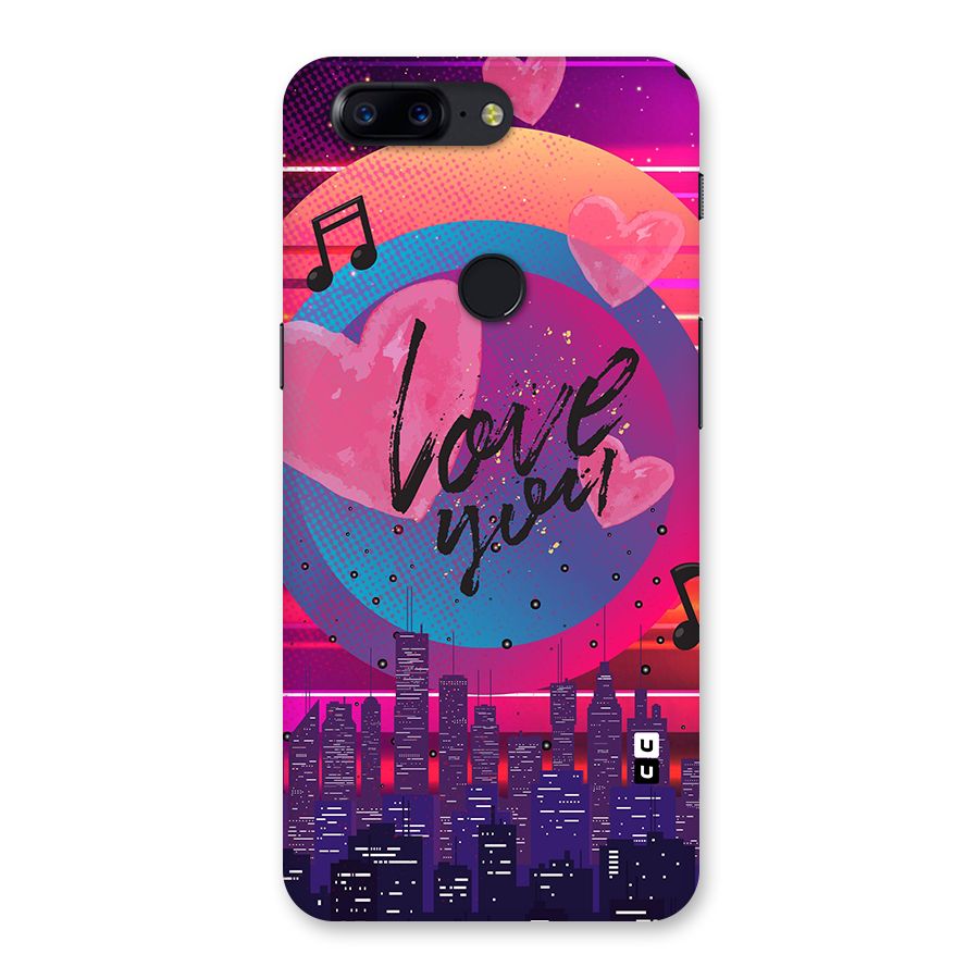 Music City Love Back Case for OnePlus 5T