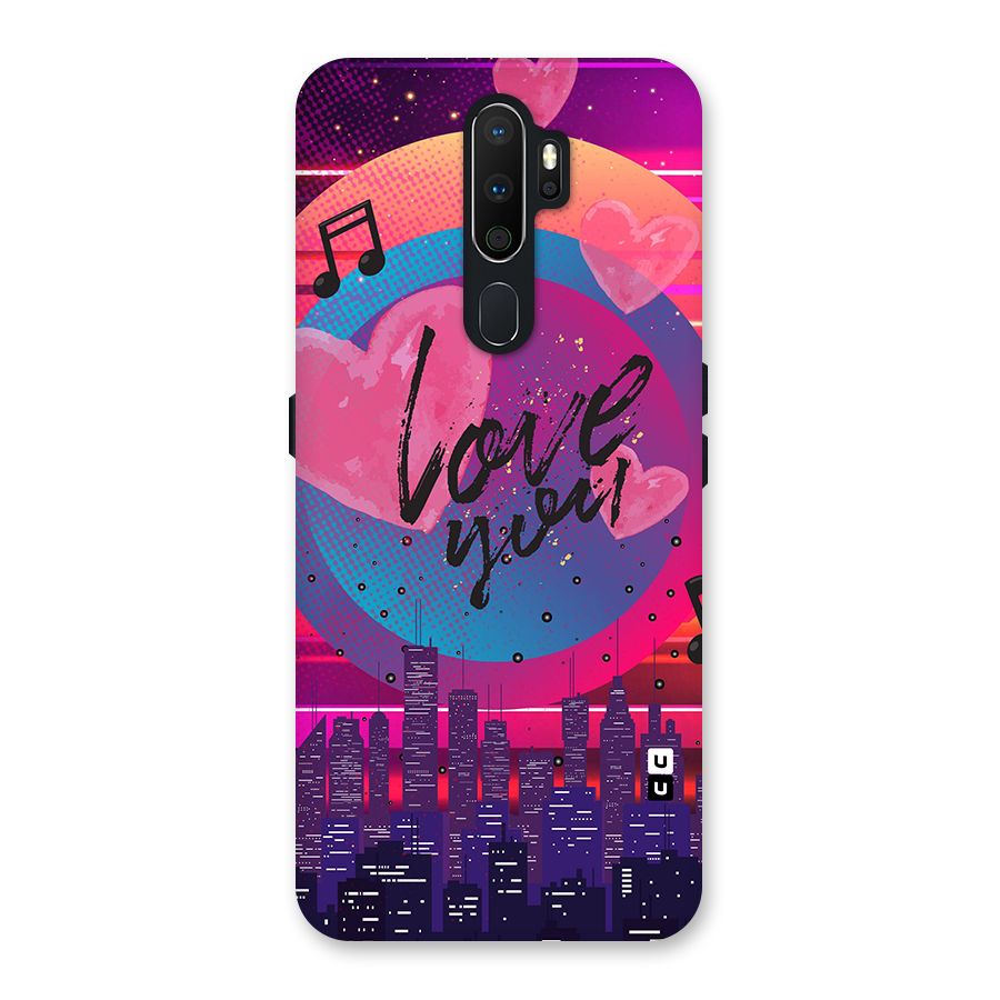 Music City Love Back Case for Oppo A5 (2020)