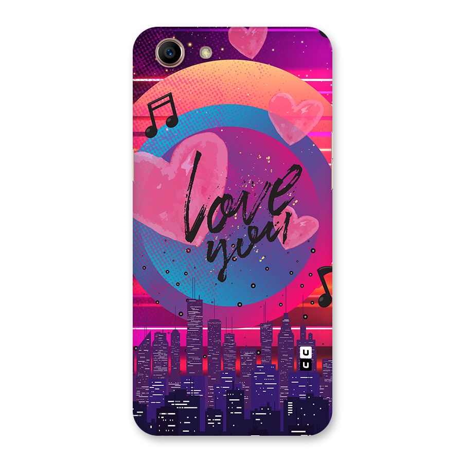 Music City Love Back Case for Oppo A83 (2018)