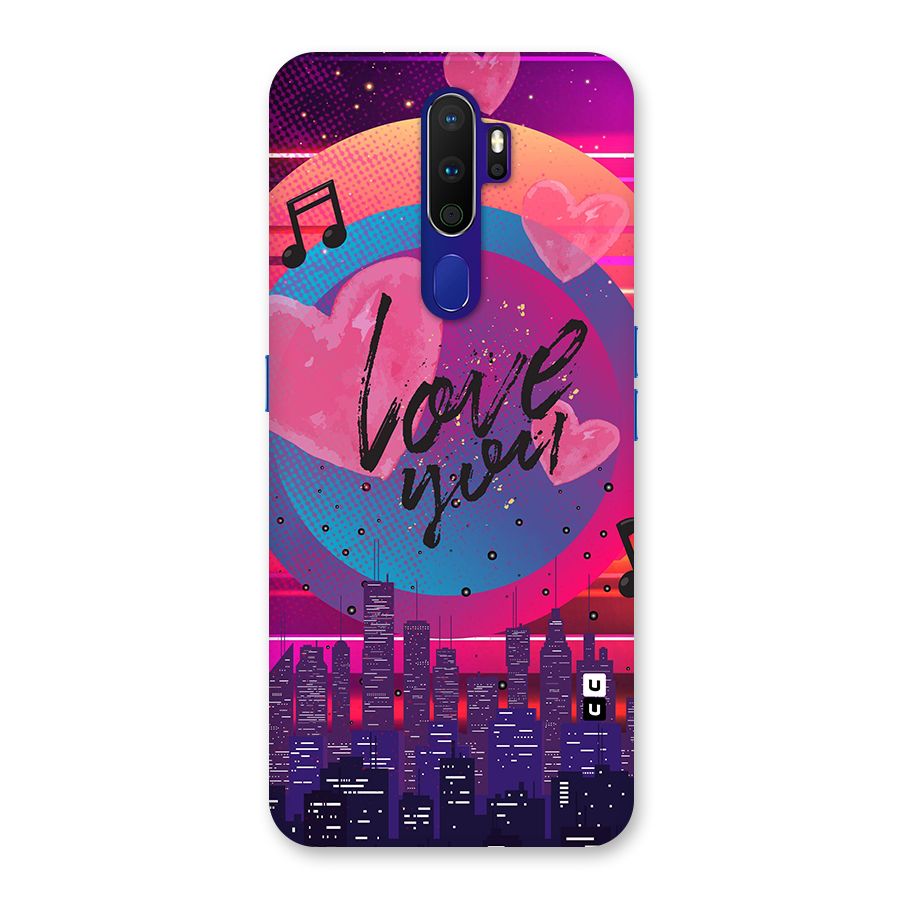 Music City Love Back Case for Oppo A9 (2020)