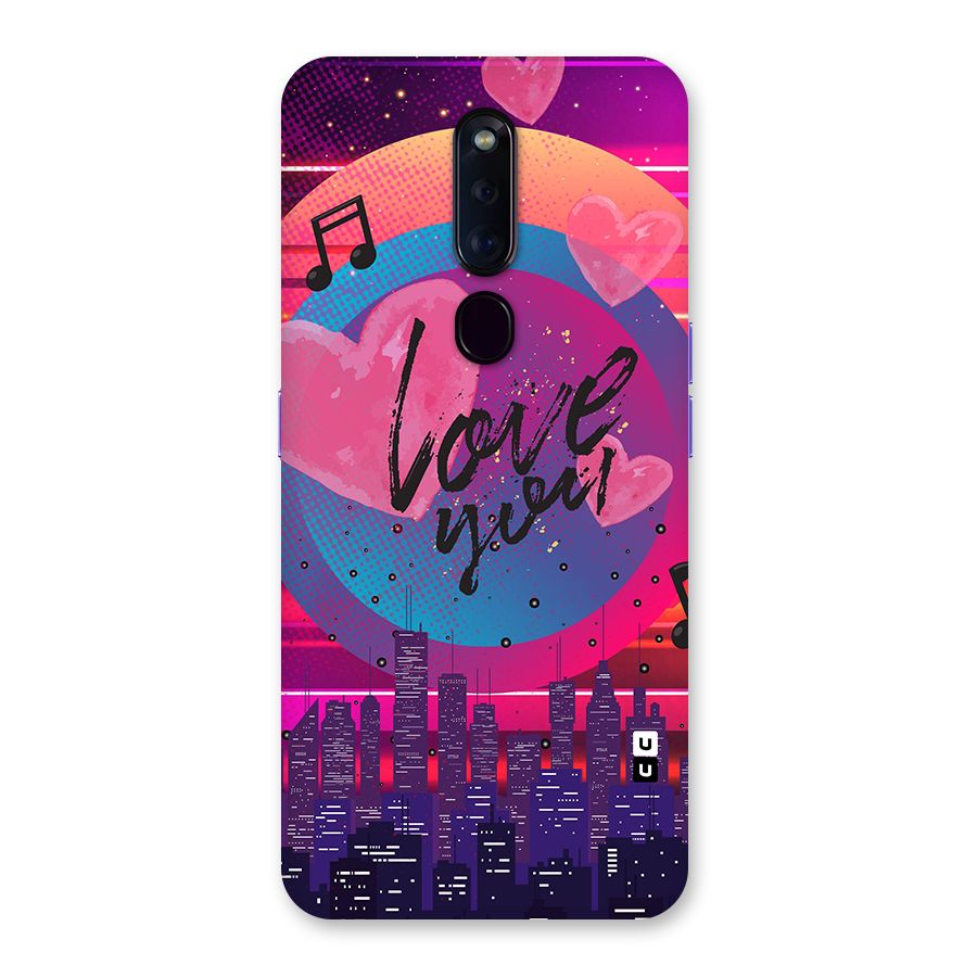 Music City Love Back Case for Oppo F11 Pro