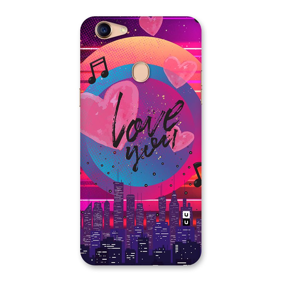 Music City Love Back Case for Oppo F5