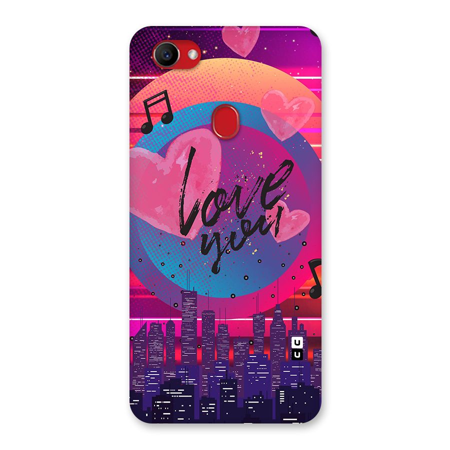Music City Love Back Case for Oppo F7