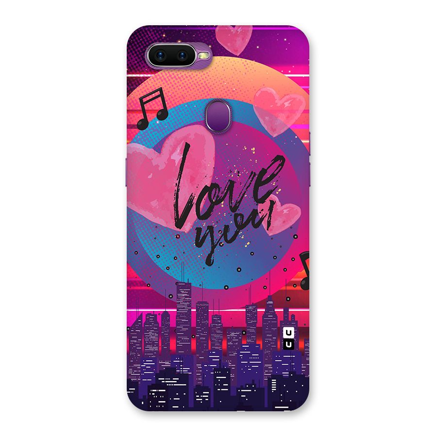 Music City Love Back Case for Oppo F9