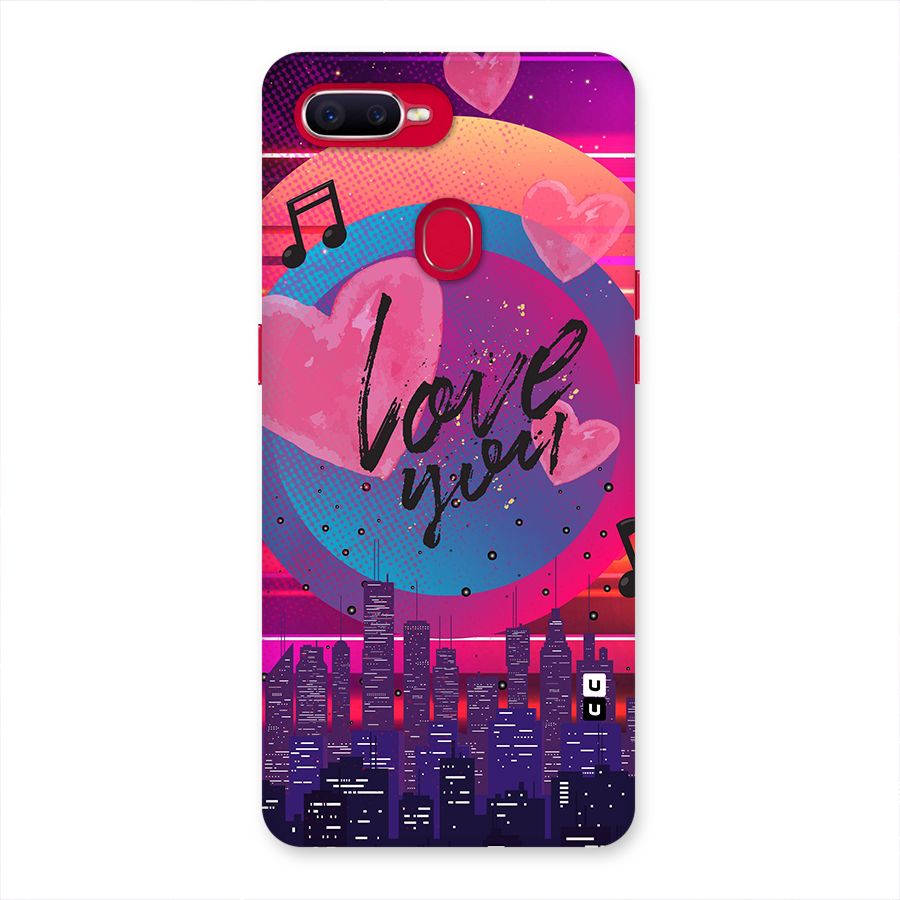 Music City Love Back Case for Oppo F9 Pro