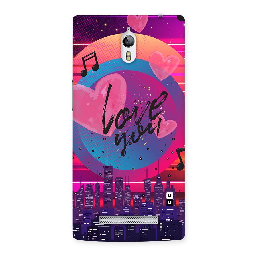 Music City Love Back Case for Oppo Find 7