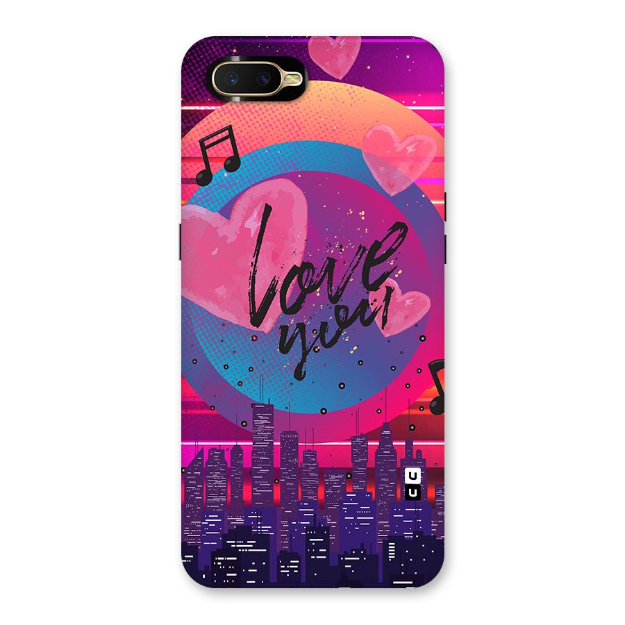Music City Love Back Case for Oppo K1