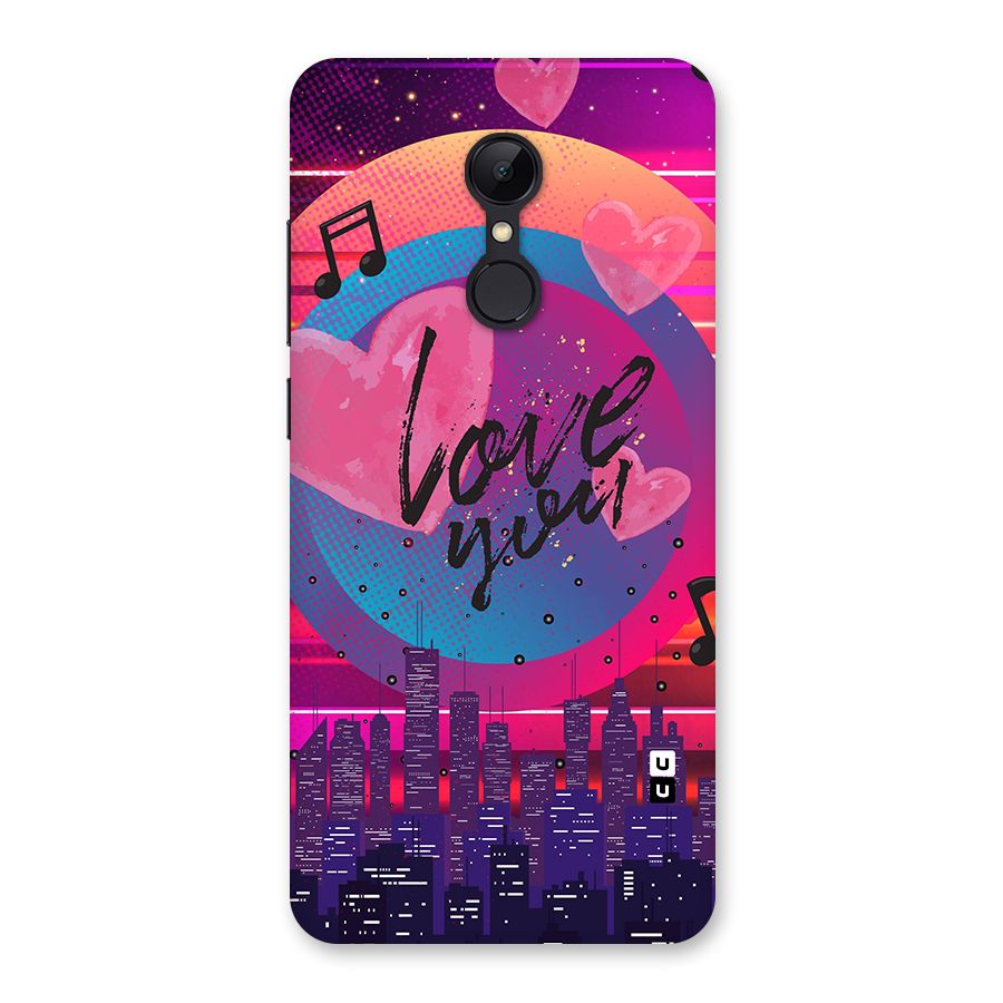 Music City Love Back Case for Redmi 5