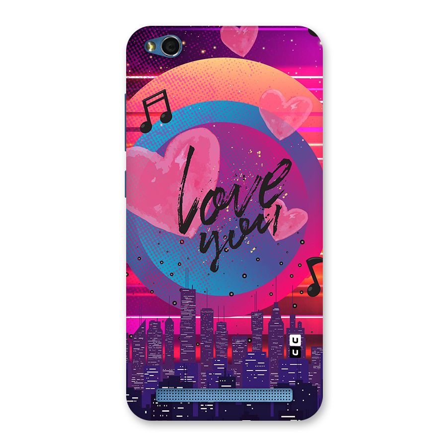 Music City Love Back Case for Redmi 5A
