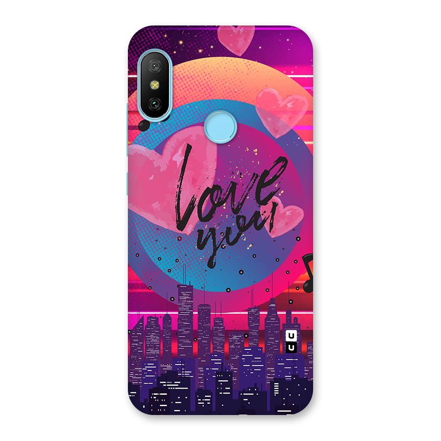 Music City Love Back Case for Redmi 6 Pro