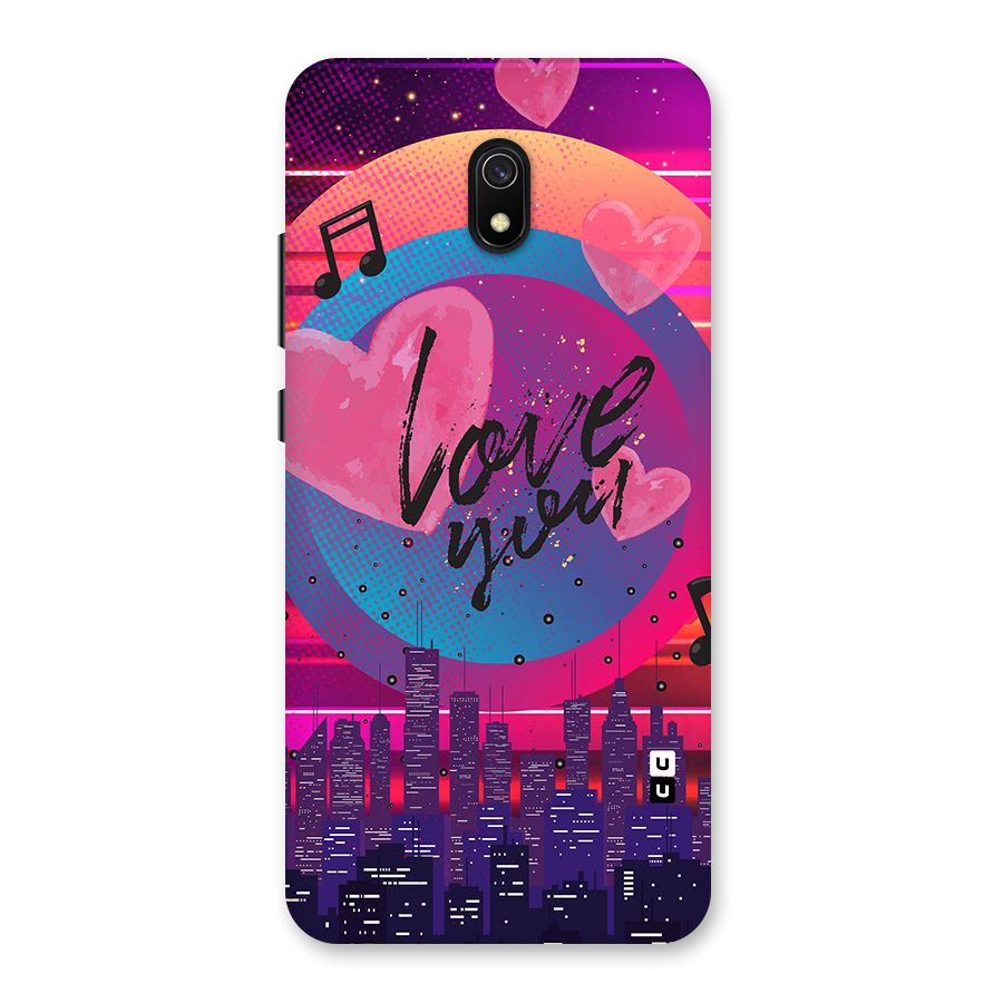 Music City Love Back Case for Redmi 8A