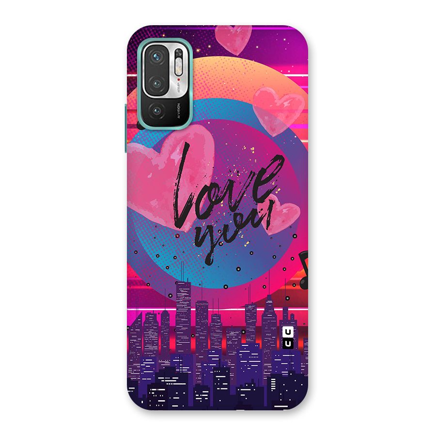 Music City Love Back Case for Redmi Note 10T 5G