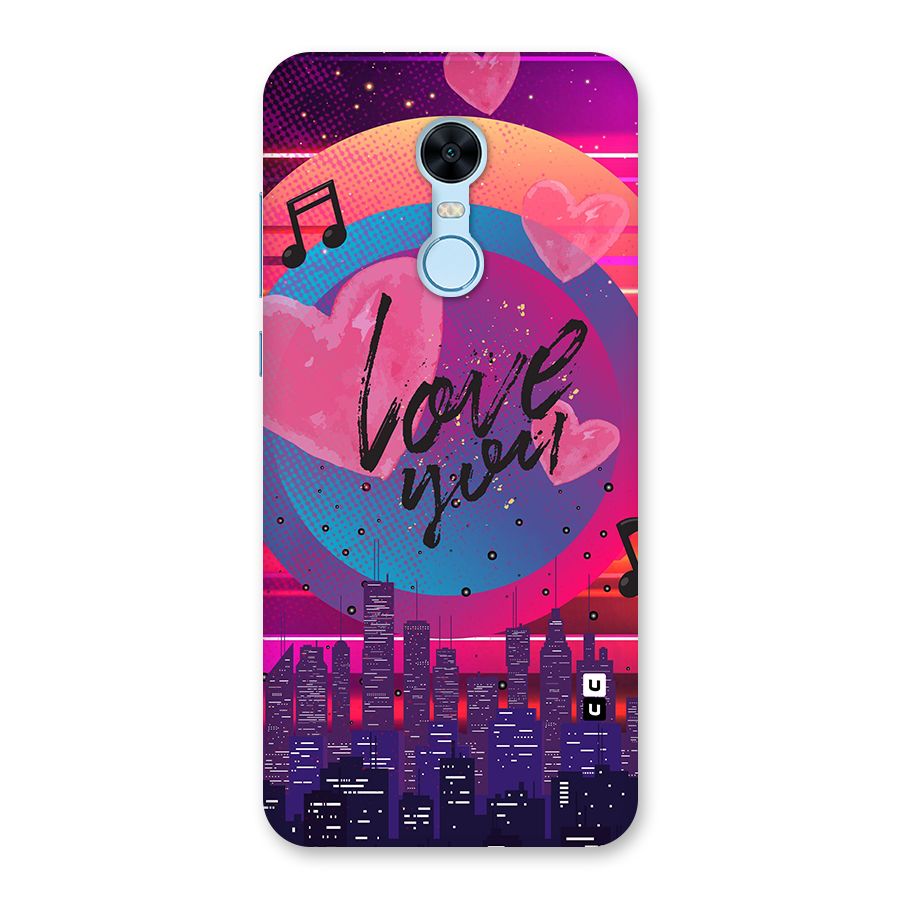Music City Love Back Case for Redmi Note 5