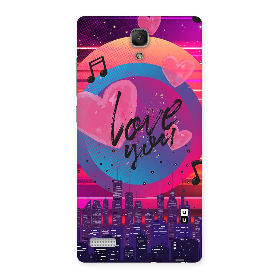 Music City Love Back Case for Redmi Note Prime
