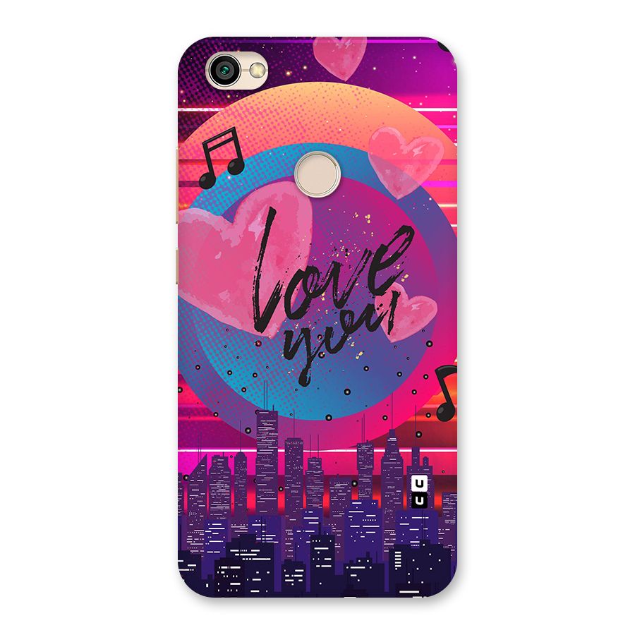 Music City Love Back Case for Redmi Y1 2017