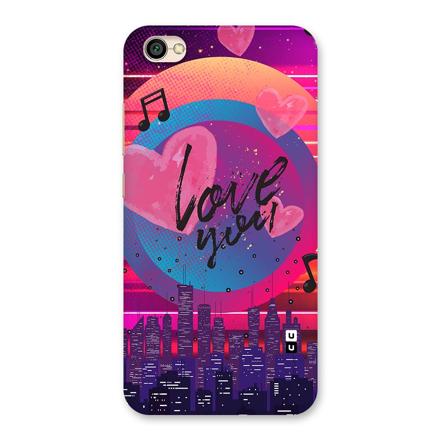 Music City Love Back Case for Redmi Y1 Lite