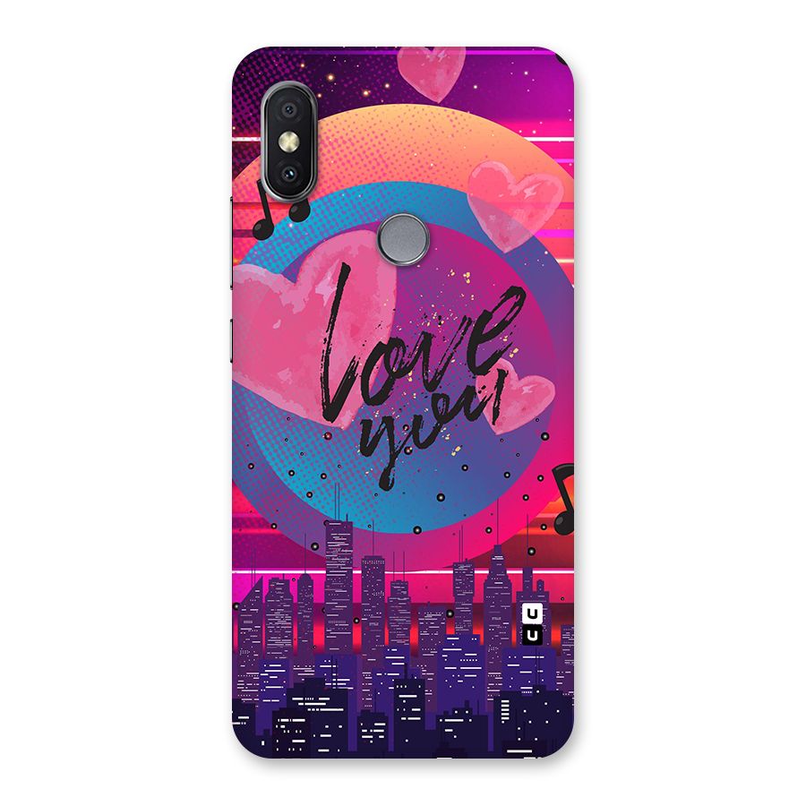 Music City Love Back Case for Redmi Y2