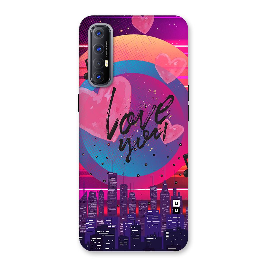 Music City Love Back Case for Reno3 Pro