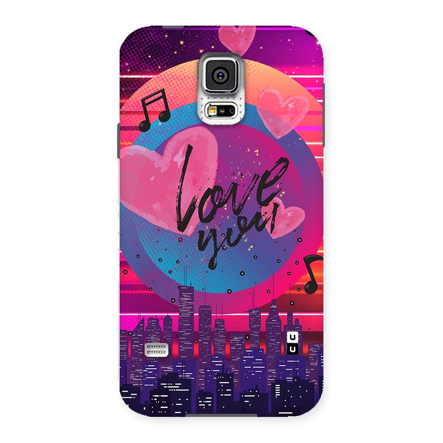 Music City Love Back Case for Samsung Galaxy S5
